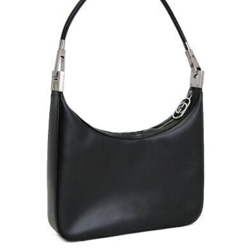 Gucci Hobo Black Bag Shoulder Leather